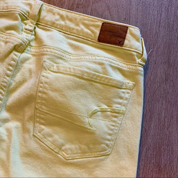 American Eagle yellow stretch skinny jeans - Picture 6 of 6